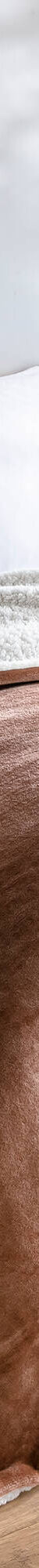 Couverture double face polaire et sherpa (noisette) Couverture double face polaire et sherpa (noisette)